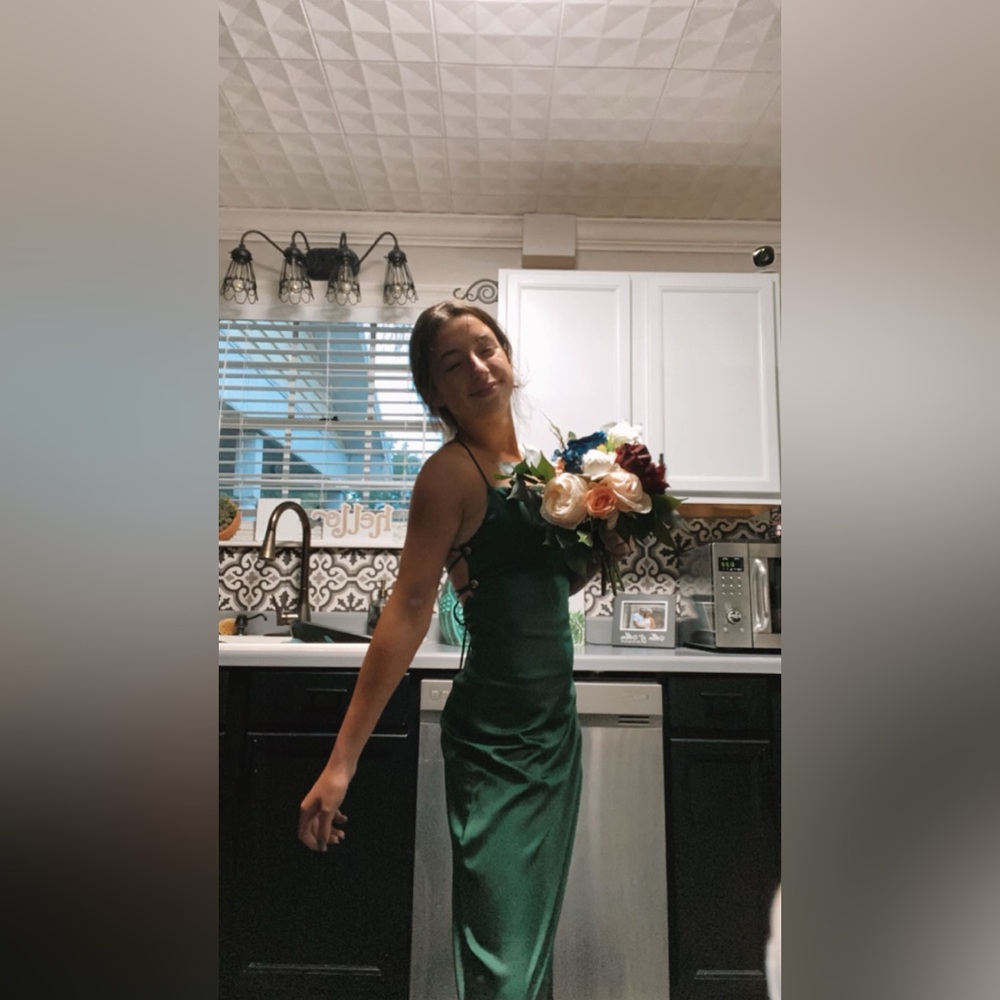 Beginning Boutique Emerald dress